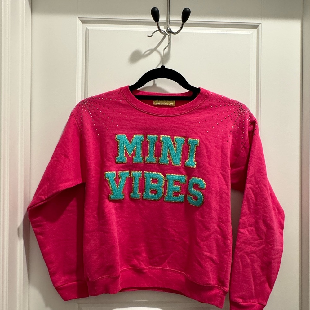 Judith March Mini Vibes Pink Sweatshirt Size Large Size 14 / 16